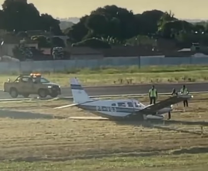 Aeroporto de Teresina fecha pista para pousos e decolagens após incidente com aeronave
