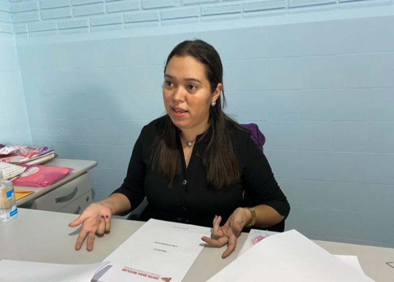 Stephanie Santos, coordenadora do Centro Maria Imaculada - (Márcia Gabriele / O Dia)