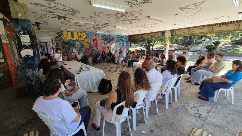 Cerimônia em homenagem a Janaína Bezerra na UFPI. - (Divulgação UFPI)