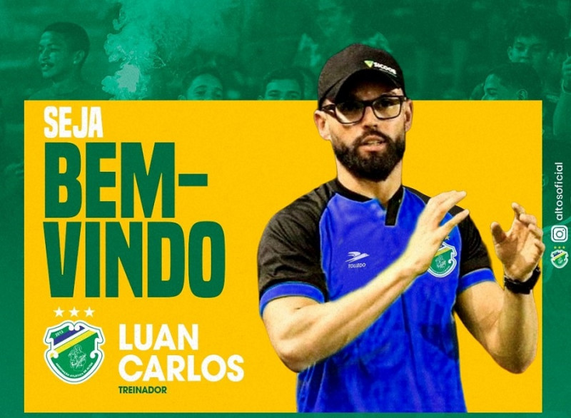 Altos anuncia Luan Carlos como novo técnico para sequência da Série C