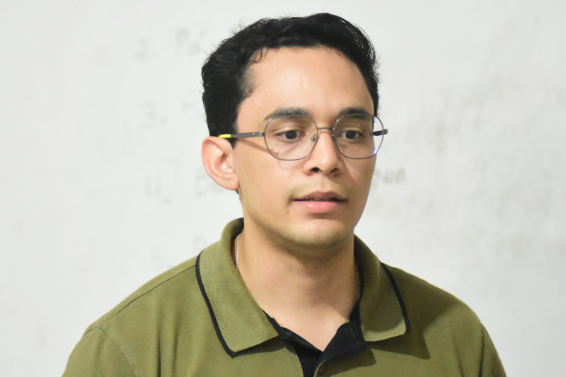 Professor Renan Matos, que faz parte do projeto - (Jailson Soares/ODIA)