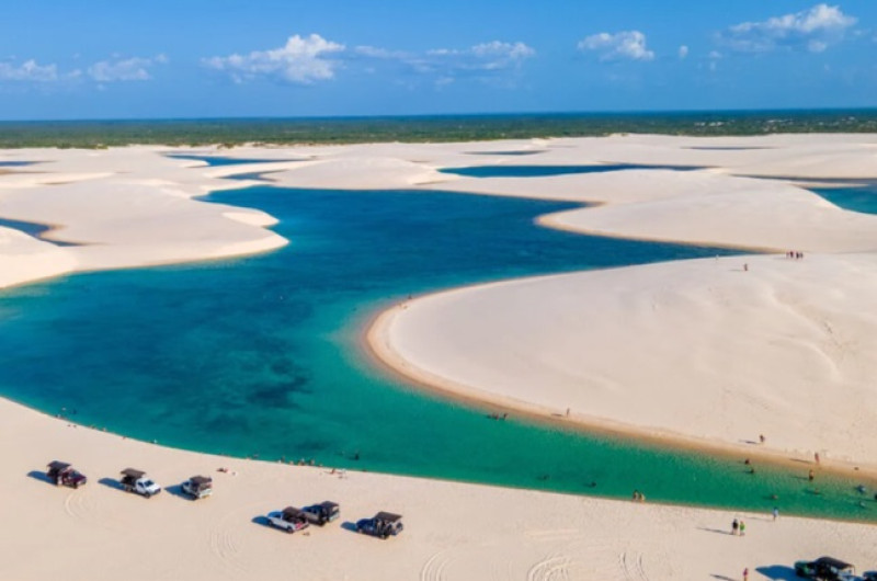 Lençóis Maranhenses é reconhecido como Patrimônio Natural da Humanidade. - (Guilherme Spengler/Shutterstock)