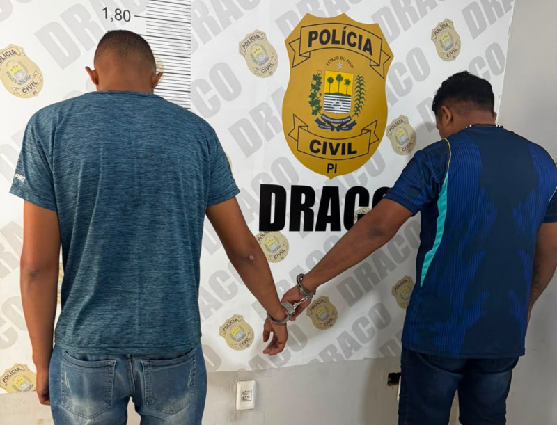 Dois homens são presos suspeitos de participação em ataque contra policial militar na zona Sul de Teresina
