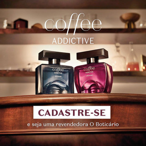 #Coffee Addictive - Com notas orientais aromáticas e frutais em fragrâncias e loções para o corpo, Boticário apresenta novo Coffee Addictive Sofisticados, sensuais e irreverentes, lançamentos de perfumaria celebra as semelhanças e individualidade dos casais. Sedução e irreverência são características essenciais para manter qualquer relacionamento em dia. Pensando nisso, Coffee, uma das principais marcas de perfumaria do Boticário, traz o lançamento de uma dupla de fragrâncias inspiradas nos sofisticados drinks, o agito das festas e a potência do desejo, combinando frutalidade  e frescor com a sensualidade sofisticada e viciante do café e de notas adocicadas. A partir do dia 1º de julho, Coffee Addictive chega em todos os canais do Boticário e promete agitar a rotina, como uma opção e convite para surpreender quem se ama. O segredinho do lançamento de perfumaria são as notas vindas da infusão do café arábica que, combinadas com o dulçor da baunilha e do âmbar, respectivamente, revelam duas fragrâncias deliciosamente envolventes. Coffee Addictive Oriental Frutal carrega uma perfumação sedutora, com topo de frutas vermelhas combinada com a feminilidade das flores de jasmim e rosas e um toque adocicado da baunilha. Já o Coffee Addictive Oriental Aromático une notas de topo com o frescor aromático do cardamomo e noz-moscada, com corpo composto por lavanda e alecrim, e fundo de cedro, âmbar e as notas de café. “As fragrâncias de Coffee são reconhecidas por despertarem diferentes sensações por meio de um olfativo marcante. Sabendo disso, nosso time de especialistas em perfumaria selecionou matérias-primas potentes que trazem um olfativo conectado à sedução e desejo para marcar a chegada de Coffee Addictive em nosso portfólio. Em ambas as composições, o café arábica está presente e ganha protagonismo em uma versão toast – com equilíbrio de nuances sensuais e envolventes como a baunilha e as notas ambaradas, trazendo uma nova perspectiva conectada com a sofisticação noturna”, comenta Patricia Angelucci, diretora de Categoria do Grupo Boticário. Como oportunidade de compra até o dia 27/7, as fragrâncias Coffee Addictive contam com desconto especial de 20% em todos os canais de compras do Boticário. Nas lojas físicas e no e-commerce da marca pelo link. Ainda é possível realizar a compra pelo aplicativo Boticário, disponível para as versões Android e iOS e fazer pedidos via WhatsApp pelo número 0800 744 0010 – número oficial e seguro – diretamente na plataforma do dispositivo. Basta o cliente contatar a marca por esse número para verificar a disponibilidade na região dele. Há ainda a opção de contatar um revendedor da marca pelo Boticário Encontre. SERVIÇO: Coffee Woman Addictive Oriental Frutal Desodorante Colônia 100ml - Preço sugerido: 199,90 - Com desconto de 20% até o dia 21/07: R$ 159,90 - Coffee acredita que a vida a dois deve ser gostosa e viciante como o café, por isso se inspirou na sensualidade e irreverência de uma noite festiva para criar Coffee Addictive Oriental Frutal. Essa fragrância marcante equilibra a sensualidade das frutas vermelhas, com o dulçor da baunilha e do café arábica. A partir de uma tecnologia exclusiva, Coffee traz a infusão do nobre café arábica como assinatura de seus produtos. Coffee Woman Addictive Loção Hidratante Desodorante Corporal 200ml - Preço sugerido: R$59,90 - Com desconto de 20% até o dia 21/07: R$47,90 - A Loção Hidratante Desodorante Corporal Coffee Addictive Oriental Frutal possui fórmula de rápida absorção que hidrata a pele por até 48 horas, deixando-a macia, desodorizada e aveludada. Além de possuir o mesmo olfativo marcante e sensual do Desodorante Colônia. Coffee Man Addictive Oriental Aromático Desodorante Colônia 100ml - Preço sugerido: 199,90 - Com desconto de 20% até o dia 21/07: R$ 159,90 - Coffee acredita que a vida a dois deve ser gostosa e viciante como o café, por isso se inspirou na sensualidade e irreverência de uma noite festiva para criar Coffee Addictive Oriental Aromático. Essa fragrância marcante equilibra o frescor do cardamomo e da lavanda, com o dulçor do âmbar e do café arábica. A partir de uma tecnologia exclusiva, Coffee traz a infusão do nobre café arábica como assinatura de seus produtos. Coffee Man Addictive Loção Hidratante Desodorante Corporal 200ml - Preço sugerido: 199,90 - Com desconto de 20% até o dia 21/07: R$ 159,90 - A Loção Hidratante Desodorante Corporal Coffee Addictive traz uma perfumação prolongada e hidratação por até 48 horas na pele, sem deixá-la com aspecto pegajoso, além de ter uma fórmula que permite a rápida absorção, proporcionando uma hidratação imediata e ação desodorante. A loção segue o mesmo caminho olfativo da perfumaria, que é um Oriental Aromático que traz uma combinação irresistível e poderosa, equilibrando o frescor do cardamomo e da lavanda, com o dulçor viciante do âmbar e café arábica. Chics!!! - (Divulgação)