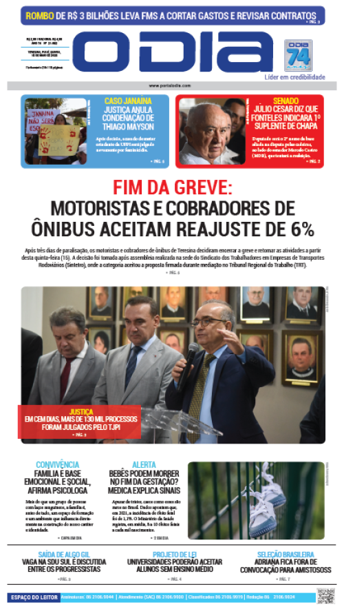 Confira os principais destaques do Jornal O Dia desta quinta-feira (15)