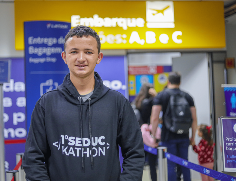 Estudante Felipe de Oliveira Brito, de 16 anos - (Divulgação)