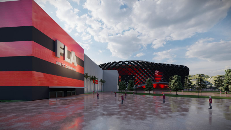 Estádio do Flamengo: conheça a estrutura projetada pelo arquiteto piauiense - (Reprodução )