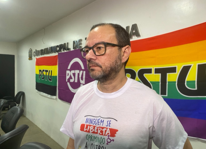 Daniel Solon, candidato a vereador pelo PSTU - (Márcia Gabriele / O Dia)