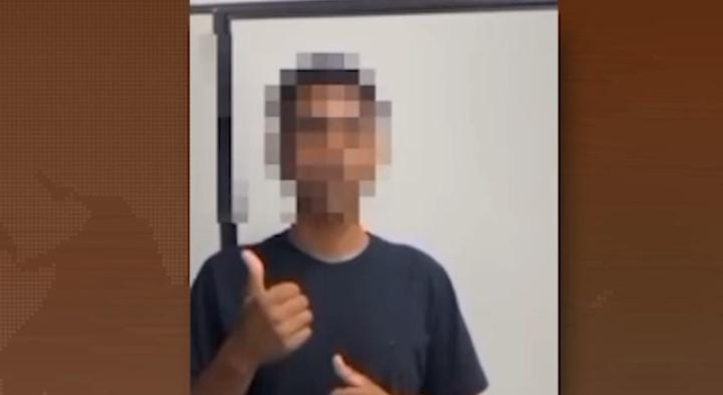 Adolescente que ameaçou matar delegado Zanatta pede "mil desculpas". - (Reprodução)