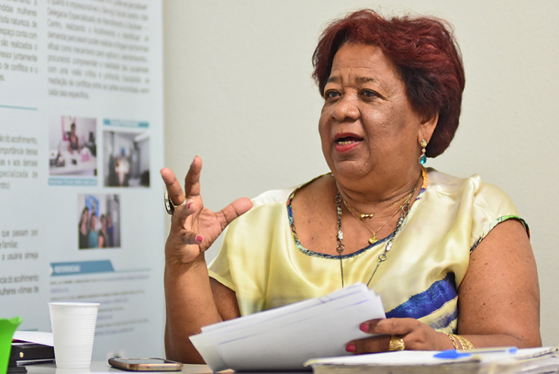 A delegada Vilma Alves enfrentou o machismo institucional e social. - (Arquivo ODIA)