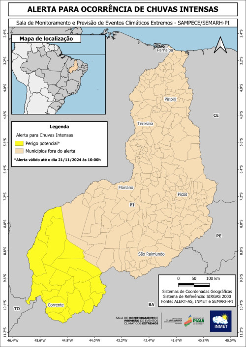 Previsão de chuvas intensas - (Divulgação)