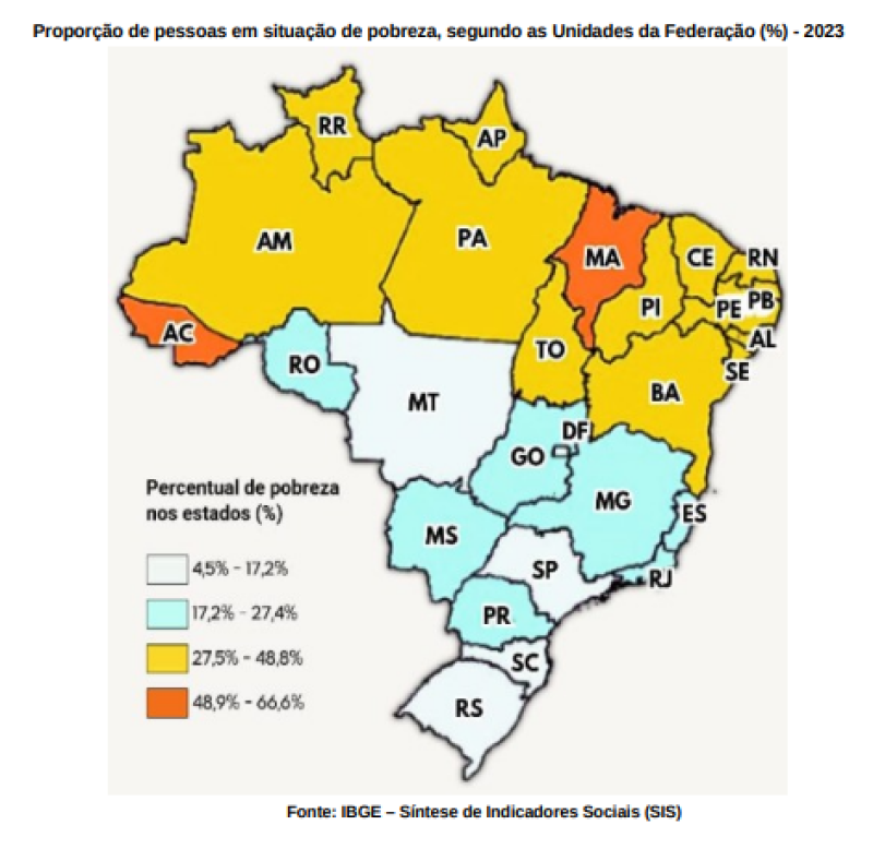 Piauí reduz pobreza para 45% da população, aponta IBGE - (Reprodução)