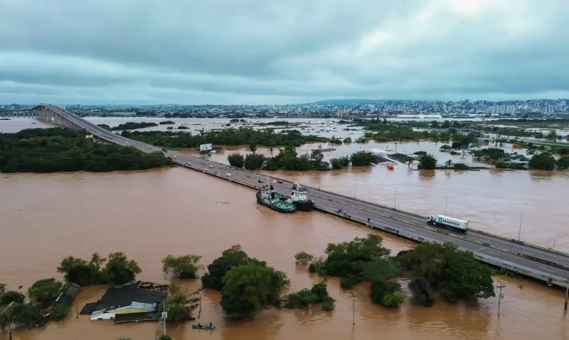 Imagens da grave situação do Rio Grande do Sul após dias de fortes chuvas - (Concresul/Divulgação)