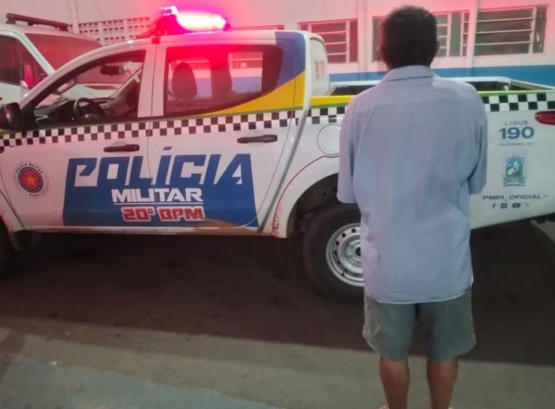 Homem que matou a ex-mulher na frente do filho no Ceará é preso no Piauí - (Divulgação/Polícia Militar)