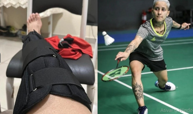 Piauiense Sânia Lima sofre lesão no joelho e está fora dos Jogos de Paris 2024
