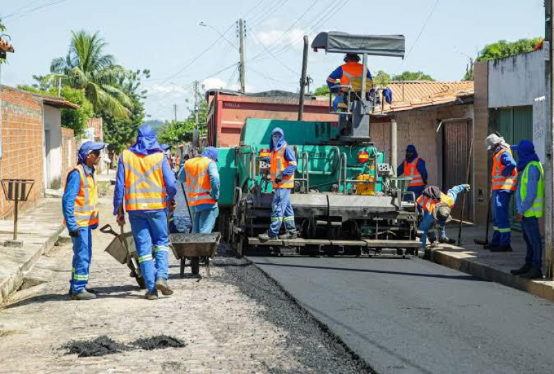 Mais de 60 bairros de Teresina serão pavimentados em novo programa do DER-PI