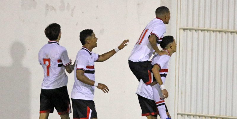 Tricolor Paulista garantiu vaga nas oitavas de final da Copinha. - (CÉLIO MESSIAS/SÃO PAULO FC)