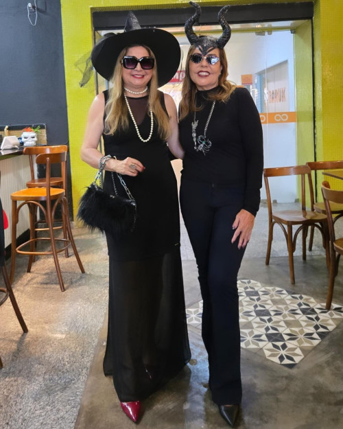 #Halloween - Almoço com amigas no Noris Comida Saudável - by Honorina Paes Landim. Chics!!! - (Luciêne Samapio)