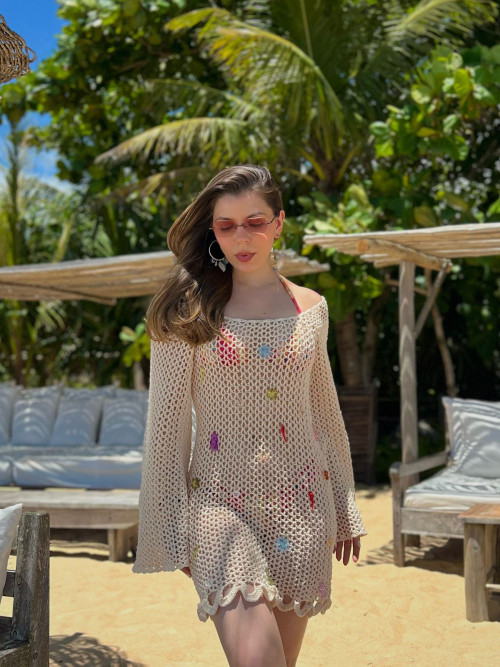 #Look - Um click da querida Júlia Botelho em Trancoso / Bahia  - com looks das lojas Fil À Fil - by Polyana Melo e Zelita Melo. Chics!!! - (Arquivo Pessoal)