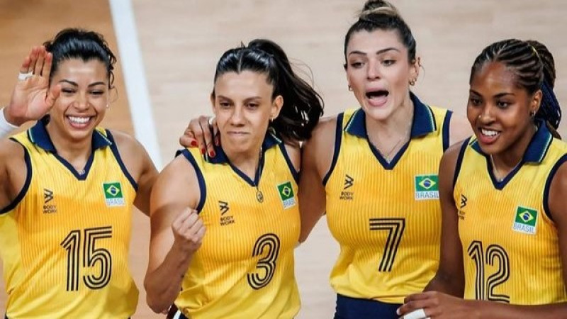 Paris 2024: Brasil vence no vôlei feminino contra Quênia por 3 a 0