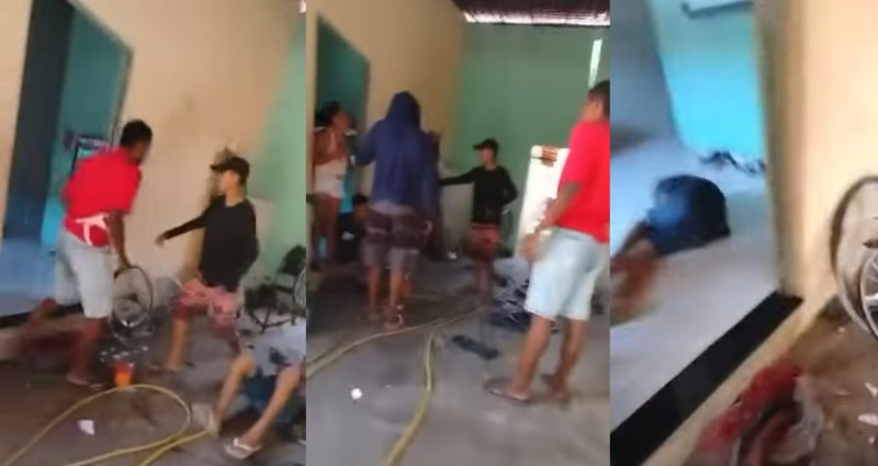 VÍDEO: Bandidos invadem casa e filmam tentativa de execução na região do Dirceu