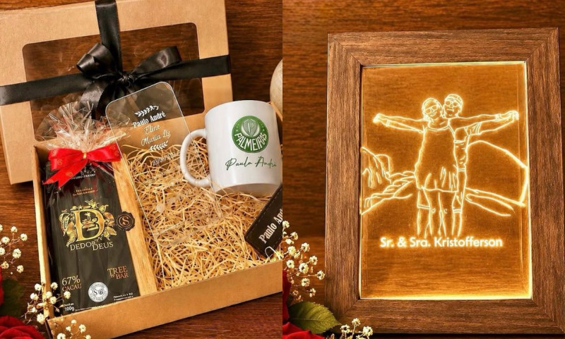 Presentes personalizados para o Dia dos Namorados - (Reprodução/Instagram)