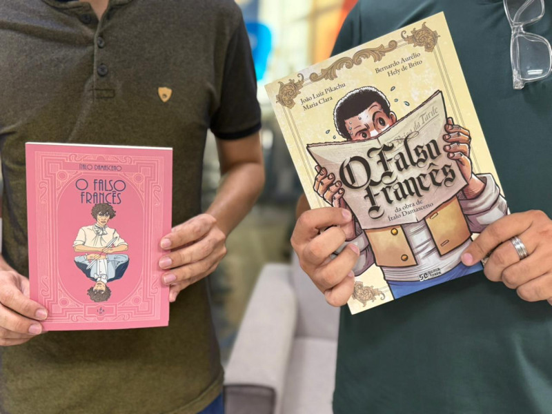 “O Falso Francês”: adaptação para HQ transforma romance piauiense em aventura ilustrada - (Weligton Oliveira/O Dia)