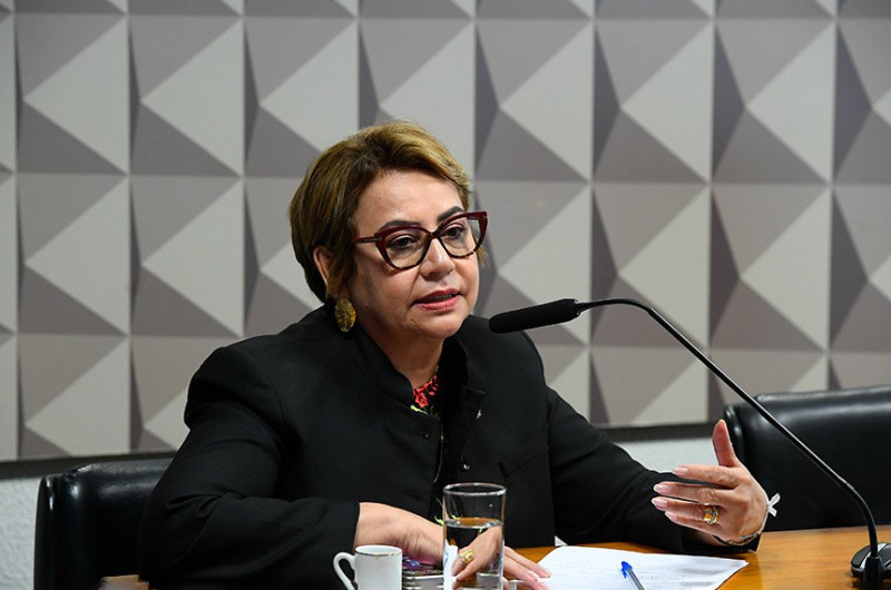 Senadora critica ausência de deputados piauienses em audiência sobre feminicídio - (Marcos Oliveira/Agência Senado)