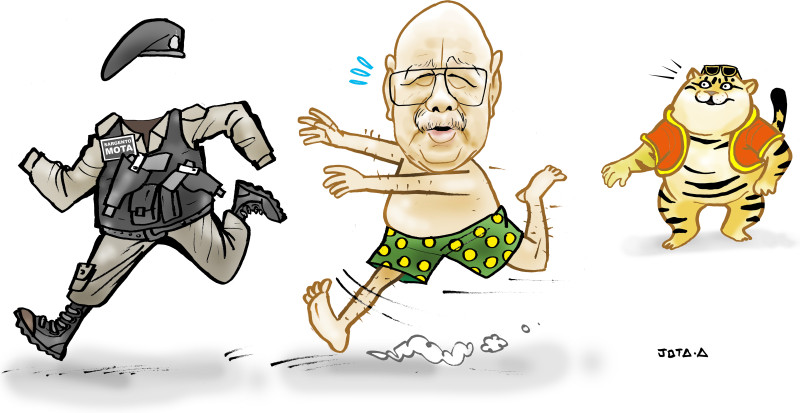 Charge do Jota A publicada em 01/11/2024 no Jornal O Dia