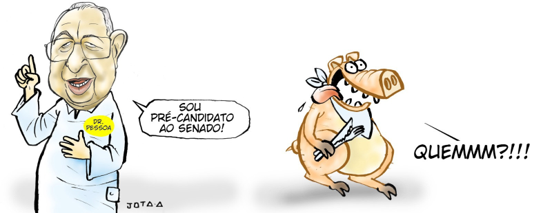 Charge do Jota A publicada em 10/06/2026