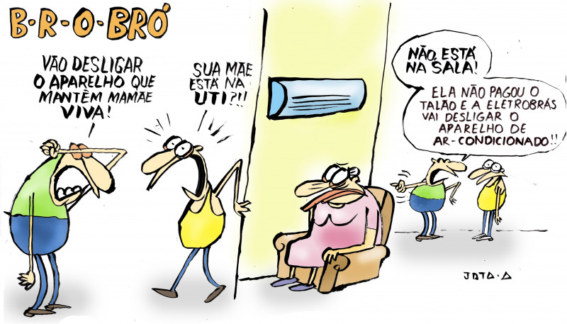 Charge do Jota A publicada em 11/09/2023 no Jornal O Dia