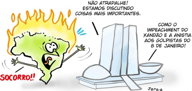 Charge do Jota A publicada em 14/09/2024