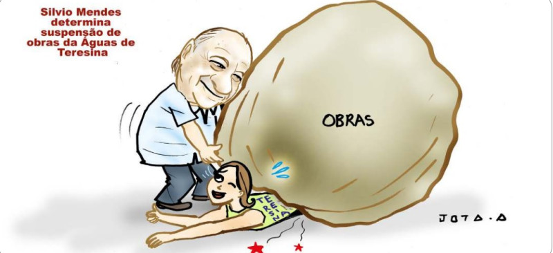 Charge do Jota A publicada em 15/02/2025 no Jornal O Dia