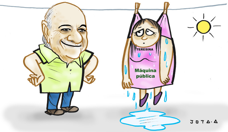 Charge do Jota A publicada em 16/10/2024