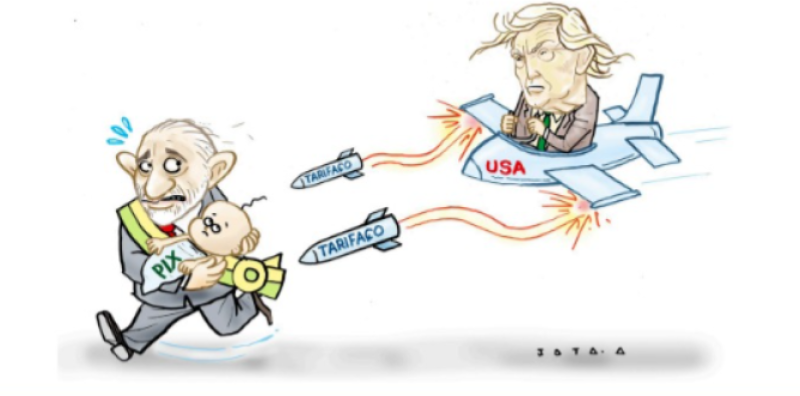 Charge do Jota A publicada em 17/07/2026