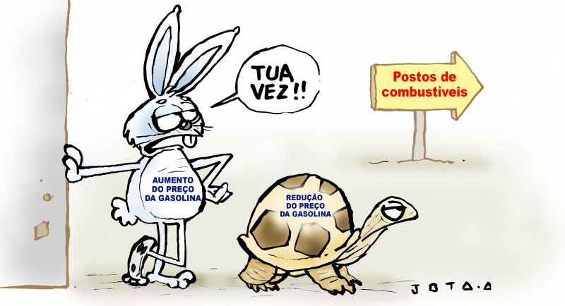 Charge do Jota A publicada em 19/05/2023 no Jornal O Dia