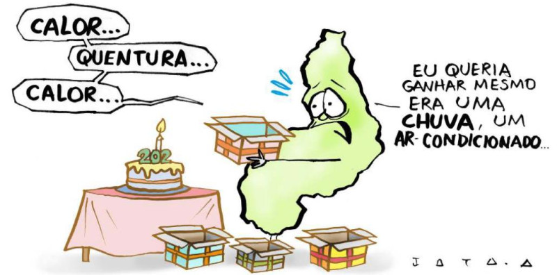 Charge do Jota A publicada em 19/10/2024