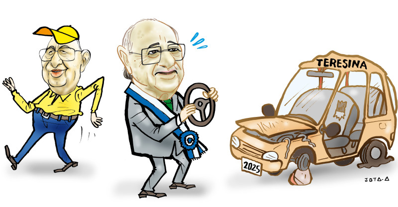 Charge do Jota A publicada em 02/01/2025 no Jornal O Dia