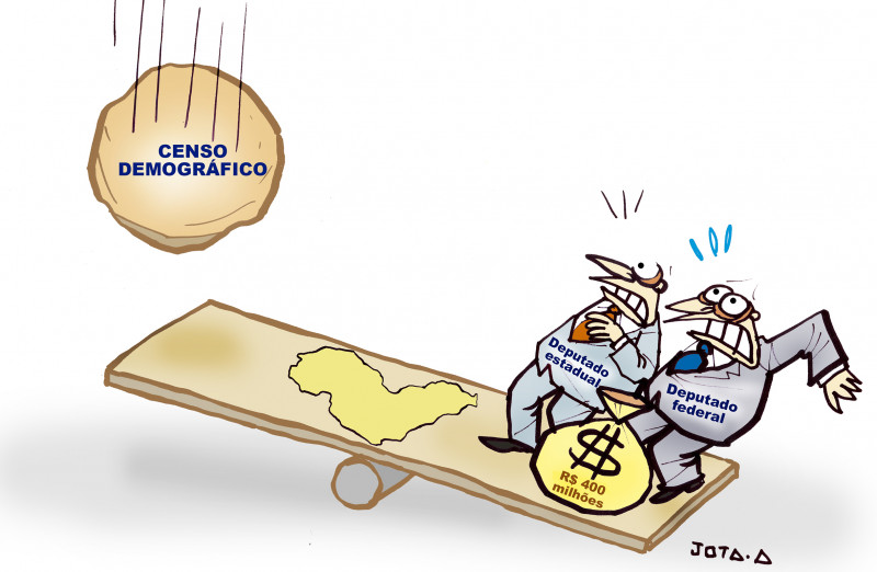 Charge do Jota A publicada em 20/07/2023