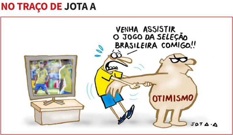 Charge do Jota A publicada em 20/06/2026 no Jornal O Dia