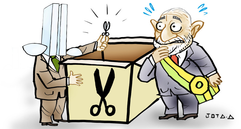 Charge do Jota A publicada em 21/12/2024 no Jornal O Dia