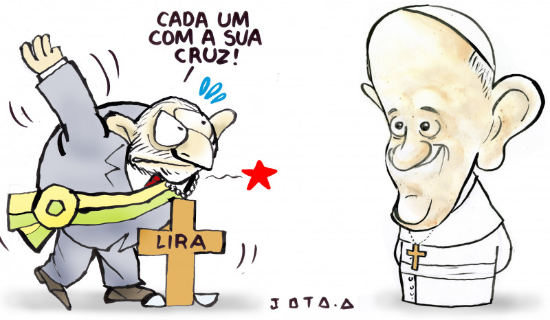 Charge do Jota A publicada em 21/06/2023