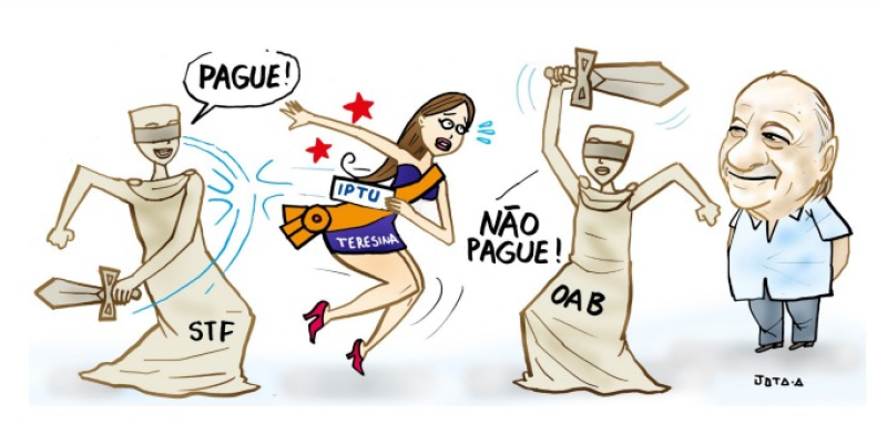 Charge do Jota A publicada em 23/07/2026 no Jornal O Dia