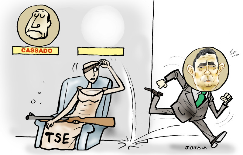 Charge do Jota A publicada em 23/05/2024 no Jornal O Dia