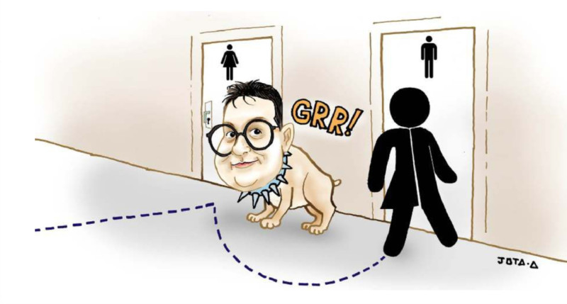 Charge do Jota A publicada em 24/06/2026