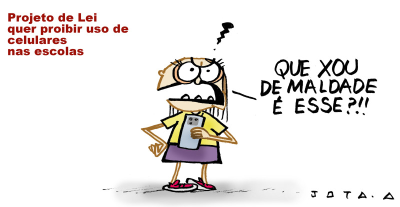 Charge do Jota A publicada em 24/10/2024 no Jornal O Dia