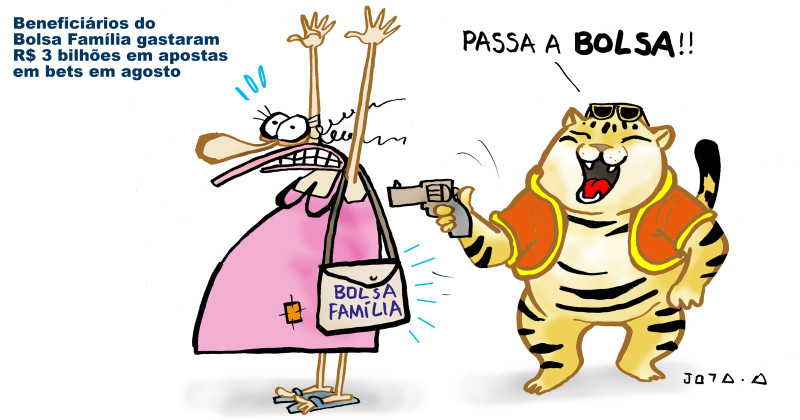 Charge do Jota A publicada em 26/09/2024