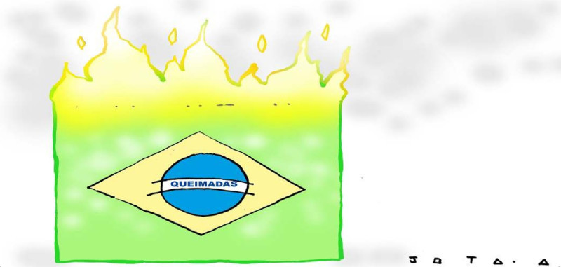 Charge do Jota A publicada em 27/08/2024 no Jornal O Dia