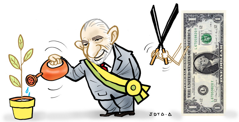 Charge do Jota A publicada em 27/12/2024 no Jornal O Dia