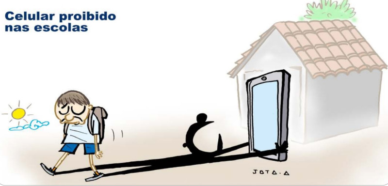 Charge do Jota A publicada em 27/01/2025 no Jornal O Dia